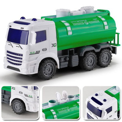 AUTA ŚMIECIARKA WYWROTKA DŹWIG CIĘŻARÓWKA CYSTERNA 6x GIGANT ZESTAW ZABAWKI
