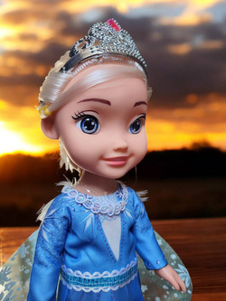 BAJKOWA LALKA KSIĘŻNICZKA Z DŹWIĘKIEM NA PREZENT ZABAWKA DLA DZIEWCZYNKI