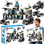 Klocki Policja SWAT Zestaw Klocków 1261 Budynek Policyjny Auto Motor Jeep