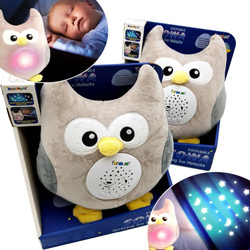 MIŚ Projektor SOWA kołysanki POZYTYWKA USYPIACZ PL