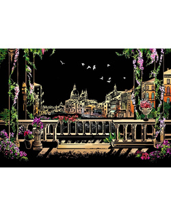 Tęczowa Zdrapka ZRAPYWANKA KOPERTA WENECJA