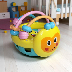 GRZECHOTKA GRYZAK KULA SENSORYCZNA ZABAWKA NA PREZENT DLA NIEMOWLĄT DZIECKA