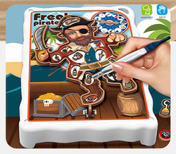 PIRAT operacja Gra elektroniczna DOKTOR zabawa w LEKARZA Pirate Game