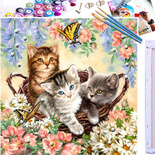 Obraz do MALOWANIE PO NUMERACH Na Krośnie Prezent