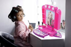 TOALETKA DLA DZIEWCZYNKI STUDIO MAKIJAŻU MAKE UP KOSMETYKI CIENIE LUSTRO