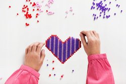 Koraliki Do Prasowania Zestaw 6000 el Szablony Kuferek Wzory Prasowanka XXL