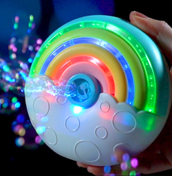 APARAT TĘCZA AUTOMAT DO ROBIENIA BANIEK NA BAŃKI MYDLANE BATERIE PASEK PŁYN