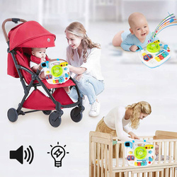 STOLIK STOLICZEK PANEL EDUKACYJNY INTERAKTYWNY KIEROWNICA PIANINKO DZIECI