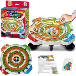 Kulki W Labiryncie Gra Planszowa Kołowy Labirynt Circle Maze Game Z Kulką