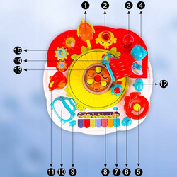 STOLIK EDUKACYJNY INTERKATYWNY PIANINKO CIUCHCIA
