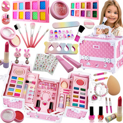 Zestaw do malowania paznokci kosmetyki dziecięce kuferek kosmetyków w salon