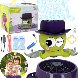 OŚMIORNICA AUTOMAT do Robienia Baniek NA BAŃKI MYDLANE MASZYNA Baterie PŁYN