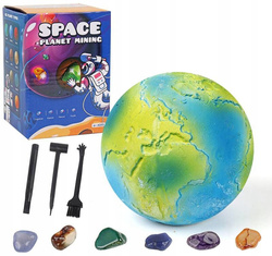 SKAMIELINA ZIEMIA KOPALNIA KRYSZTAŁÓW WYKOPALISKA DLA DZIECI ZESTAW ZABAWKA