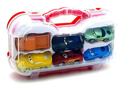 AUTA z napędem W WALIZCE GARAŻ WALIZKA Autka cars NAPĘD zestaw na prezent