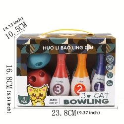 SPORTOWA GRA W KRĘGLE ZESTAW Z KULA AKCESORIAMI DO GRY ZABAWY DLA DZIECI XL