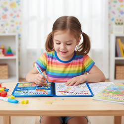 KOLOROWANKA MALOWANKA Z PISAK WODNY NA WODĘ KSIĄŻECZKA WODNA DO MALOWANIA