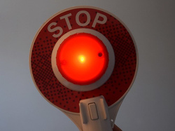 LIZAK POLICYJNY STOP GO ZABAWKA POLICJA Z PODŚWIETLENIE I DŹWIĘK NA PREZENT