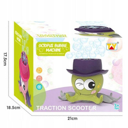 OŚMIORNICA AUTOMAT do Robienia Baniek NA BAŃKI MYDLANE MASZYNA Baterie PŁYN