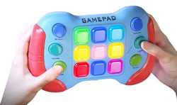 KONSOLA GRA MEMORY NA PAMIĘĆ DLA DZIECI GAMEPAD ZABAWKA DO GRY BATERIE AAA