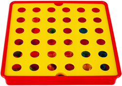 UKŁADANKA GUZIKOWA MOZAIKA GRA TRENING MAŁEJ RĄCZKI GRZYBKI EDUKACYJNE XXL