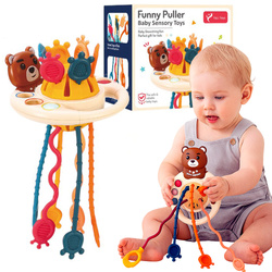 Zabawka Sensoryczna Ośmiornica Pop It MONTESSORI Gryzak dla NIEMOWLĄT MIŚ