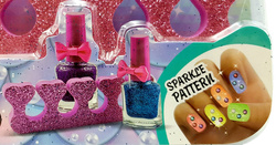 ZESTAW KOSMETYKÓW BROKAT SZMINKA + 5 LAKIERÓW