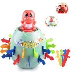 Gra DINOZAUR w beczce WESOŁA dla rodzinna dzieci SKARBONKA zabawka SZALONY