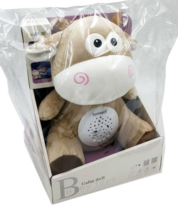 MIŚ POZYTYWKA I PROJEKTOR BYCZEK USYPIACZ DLA DZIECI NIEMOWLĄT LAMPKA NOCNA