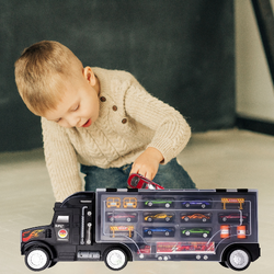 TIR LAWETA DLA DZIECI ZABAWKA AUTKA ZESTAW CIĘŻARÓWKA Z AUTKAMI DO ZABAWY