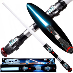 MIECZ ŚWIETLNY 108CM WIBRUJE ZABAWKA PREZENT DLA DZIECI ROZSUWANY ŚWIECĄCY