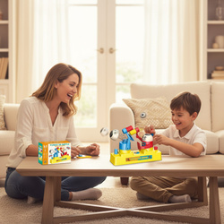 GRA DLA DWOJGA ZBIJAK MŁOCIARZE BITWA POJEDYNEK DLA DZIECI 3-6 BEZ BATERII