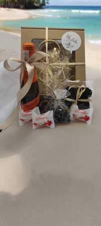 Box prezentowy Prosseco Słodycze suszone Owoce