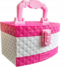 OTWIERANY KUFEREK DO MALOWANIA MAKIJAŻU DLA DZIECI KOSMETYKI W ZESTAW XXL