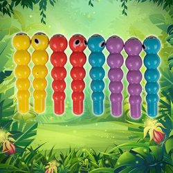 DZIĘCIOŁ I ROBACZKI GRA ZRĘCZNOŚCIOWA MAGNETYCZNA DLA DZIECI CAŁEJ RODZINY