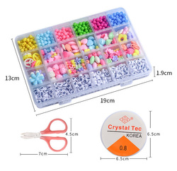 ZESTAW KORALIKÓW DO ROBIENIA biżuterii bransoletki kolczyki opaski CHARMSY