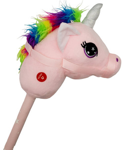 KOŃ NA KIJU DO GALOPOWANIA Z DŹWIĘKAMI RŻY KONIK