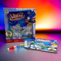 KOLOROWANKA KOSMOS WODNA MALOWANKA KSIĄŻECZKA DLA DZIECI ZABAWKA PODRÓŻNA