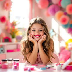 KUFEREK ZESTAW BOOK DO MAKIJAŻU I PAZNOKCI NA PREZENT KOSMETYKI DLA DZIECKA