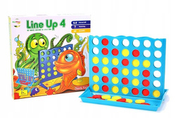 BINGO GRA LOGICZNA DUŻA LINE UP TOWARZYSKA RODZINNA prezent DLA dzieci