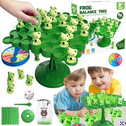GRA RODZINNA BALANSUJĄCE ŻABKI DLA DZIECI I RODZINY SPADAJĄCE WESOŁE ŻABA