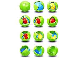 Gra KULA 3D PUZZLE łamigłówka układanka GR0067