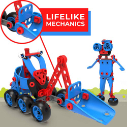 KLOCKI KONSTRUKCYJNE KREATYWNE EDUKACYJNE POJAZDY MAŁY KONSTRUKTOR 8W1