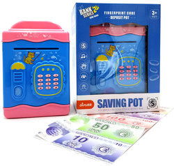 SEJF BANKOMAT SKARBONKA ELEKTRONICZNA NA PIENIĄDZE DO BANKNOTÓW Z PIN