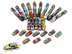 Metalowe resoraki auta autka zabawkowe dla dzieci zestaw autek z napędem