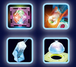 TOR KLOCKI MAGNETYCZNE ŚWIECĄCE EDUKACYJNE KONSTRUKCYJNE 75 EL DLA DZIECI