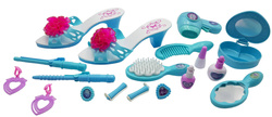 ZESTAW SALON FRYZJER TOALETKA DLA DZIEWCZYNKI DZIECI DO ZABAWY NA PREZENT