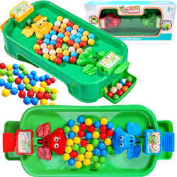 Gra Żabki Głodne Skaczące żaby Planszówka z kulkami rodzinna dla dzieci