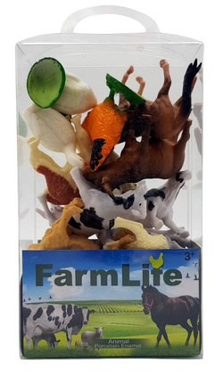 Zwierzęta domowe Duży Zestaw Farma Figurki Pudełko
