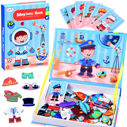 Książka układanka magnetyczna ZAWODY 59ele ZA3765