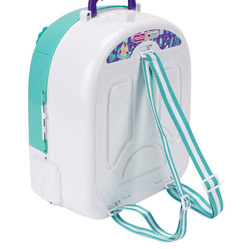 DUŻY OTWIERANY DOMEK Z LALKA W PLECAKU I ZESTAW LEKARZ DOKTOR DO ZABAWY 3w1